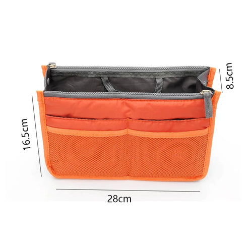 Organizer Insert Bag Women Nylon Travel Insert Organizer Handbag Purse