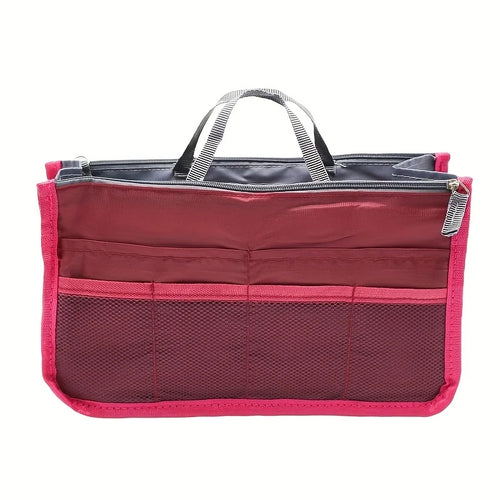 Organizer Insert Bag Women Nylon Travel Insert Organizer Handbag Purse