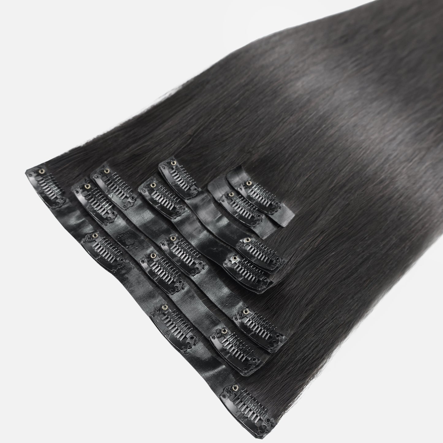 Natural Black (1B) Seamless Clip-In (100g-130g-160g)