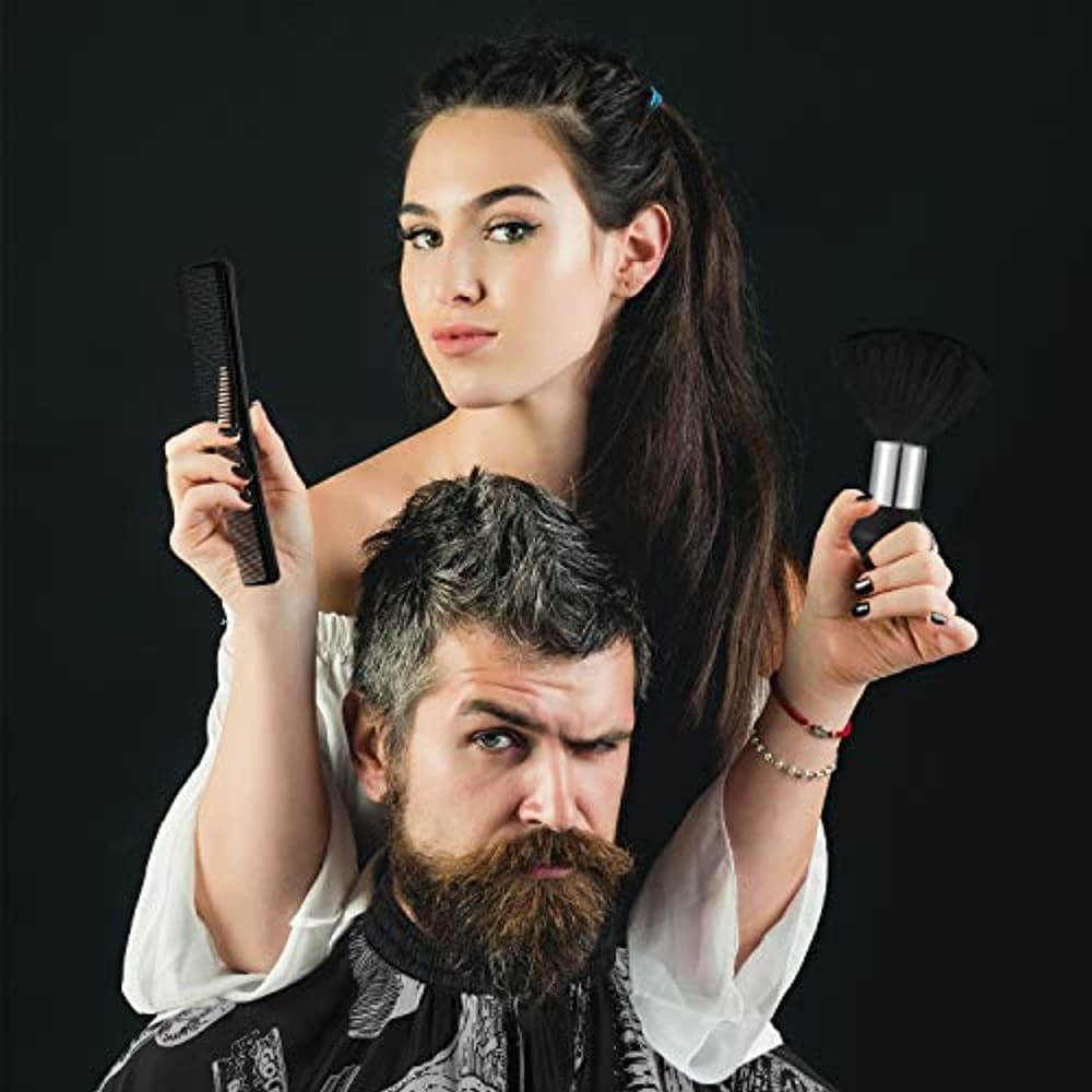 6 Pieces Capes with Adjustable Snap Closure Neck Duster