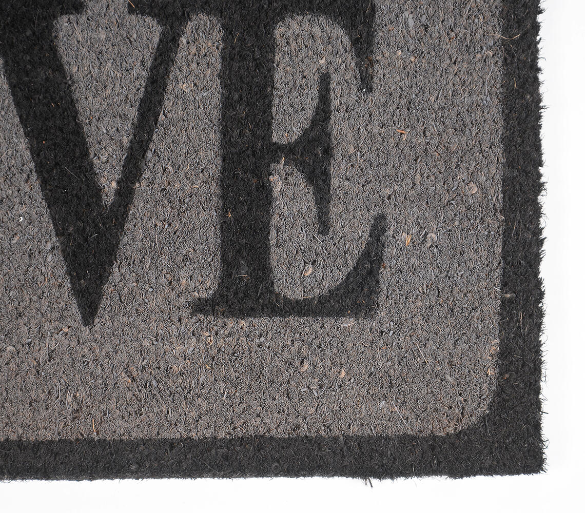 Love' Coconut Coir door mat