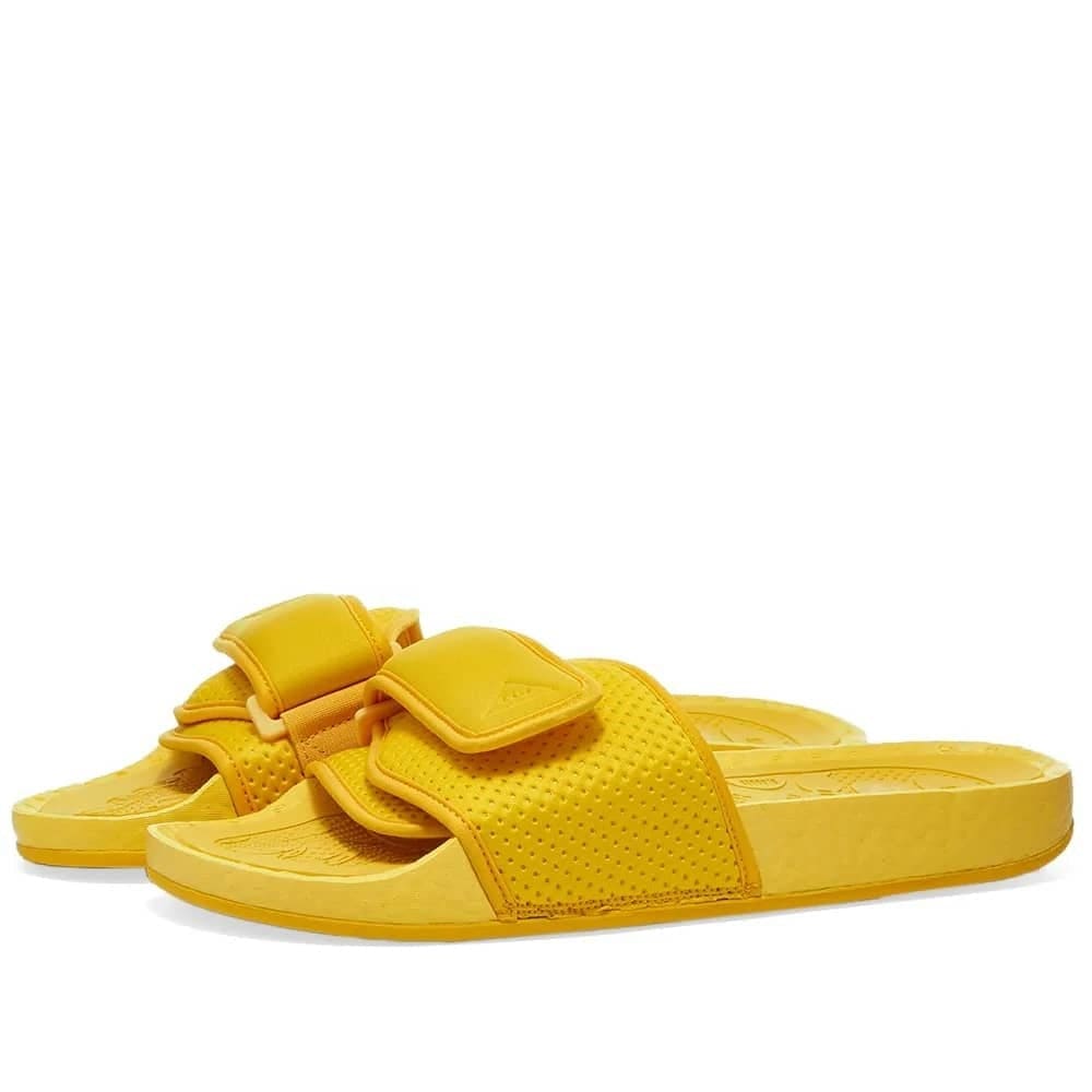 ADIDAS X PHARRELL WILLIAMS BOOST SLIDE BOLD GOLD