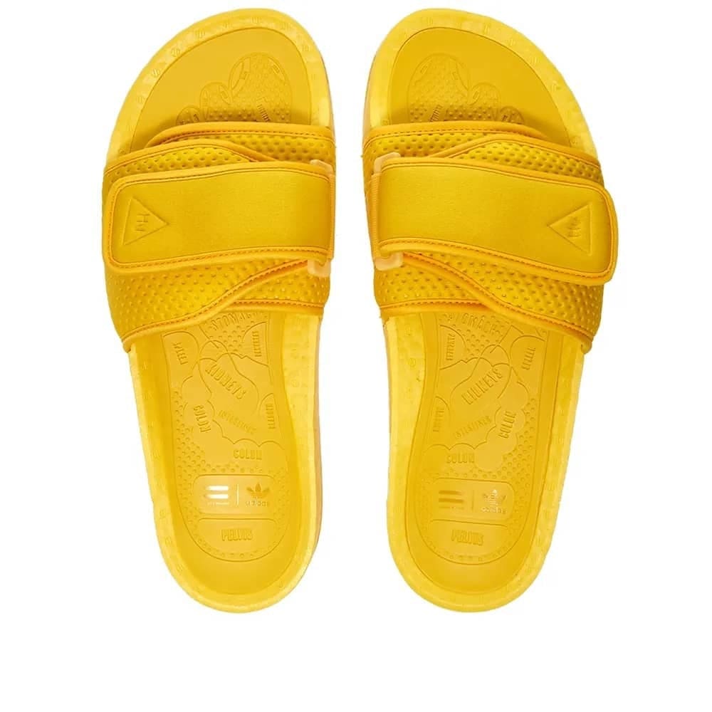 ADIDAS X PHARRELL WILLIAMS BOOST SLIDE BOLD GOLD