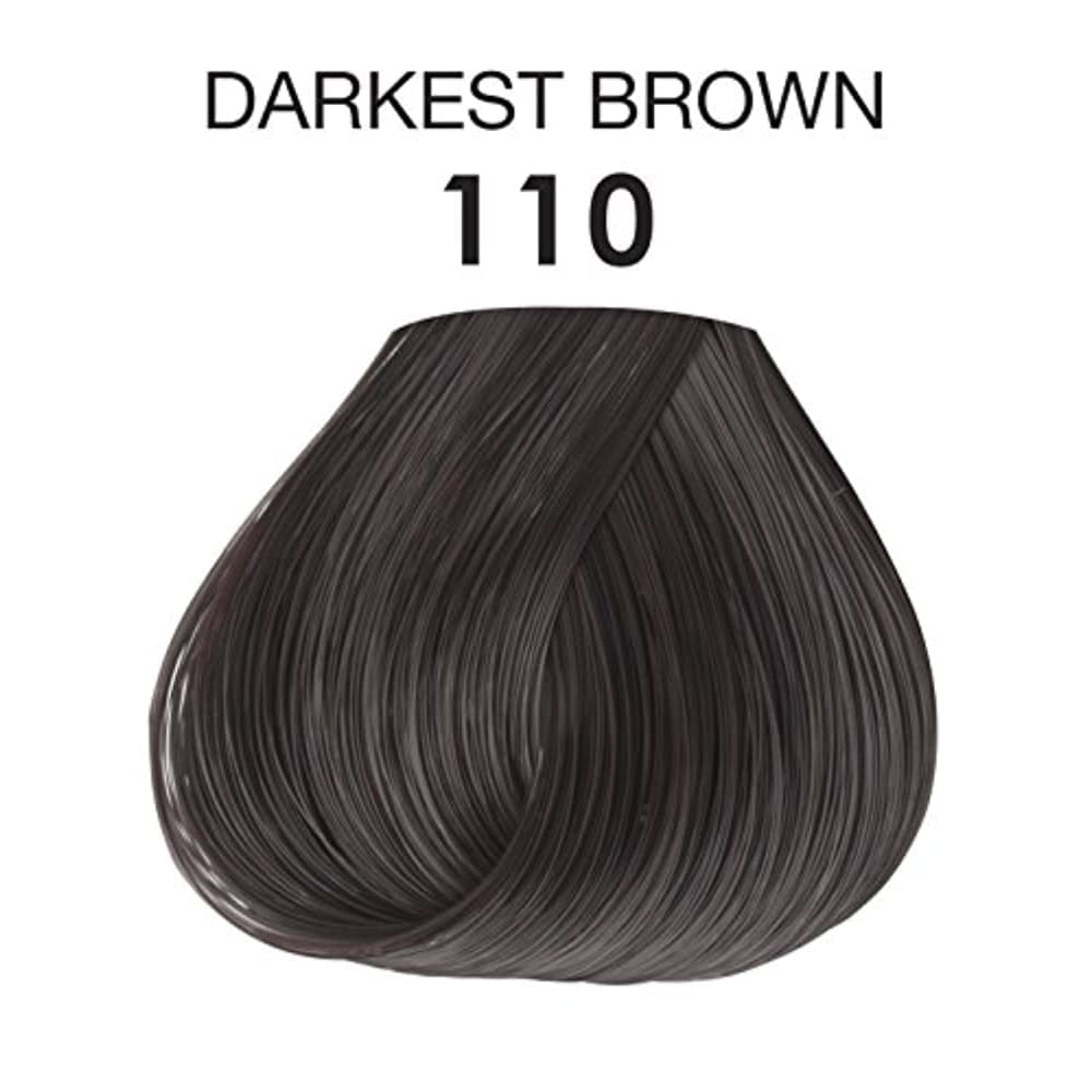 Adore Semi-Permanent Haircolor #110 Darkest Brown 4 Ounce 