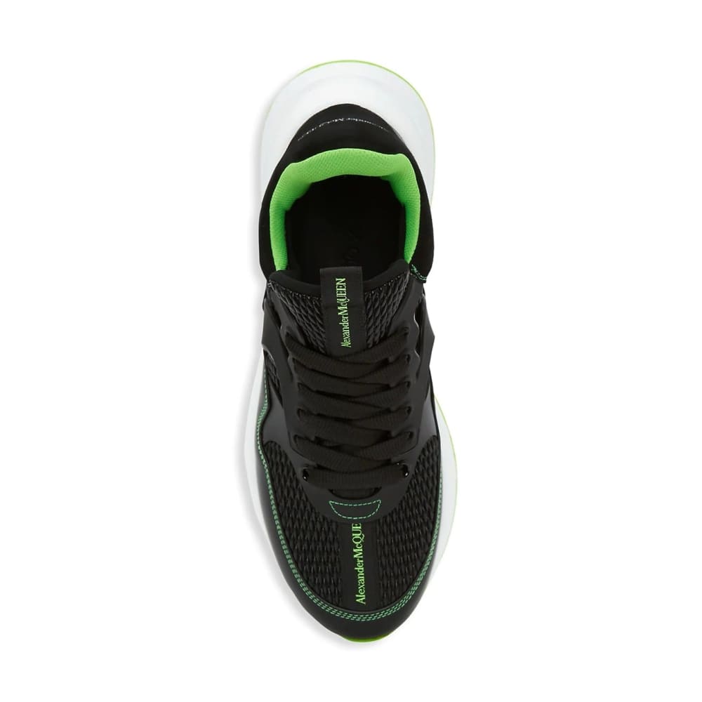 Alexander McQueen Men’s Oversized Leather Sneakers Black 42