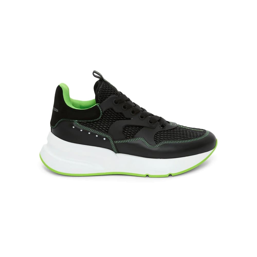 Alexander McQueen Men’s Oversized Leather Sneakers Black 42