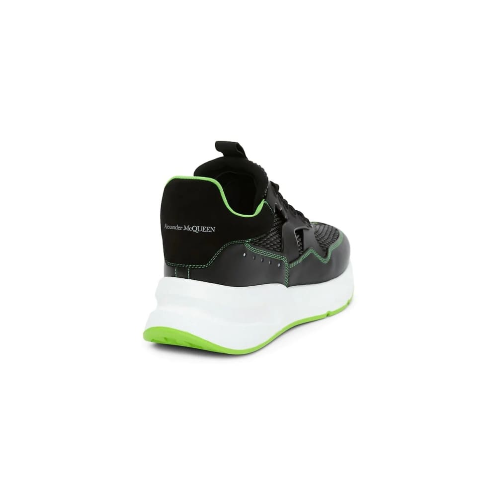 Alexander McQueen Men’s Oversized Leather Sneakers Black 42
