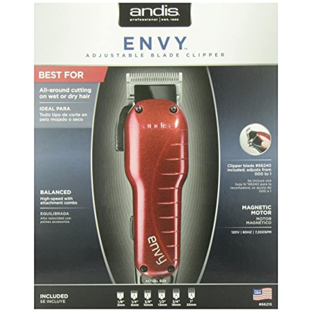 Andis 66215 Professional Envy Hair Clipper with Adjustable 