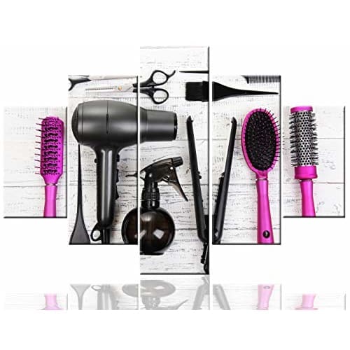 Barber Pictures for Living Room Haircut Tools Wall Art Hair