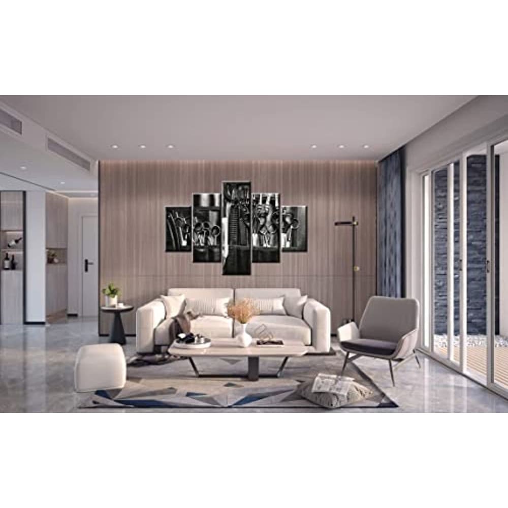 Barber Pictures for Living Room Haircut Tools Wall Art Hair