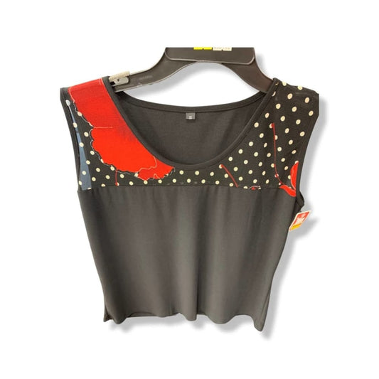 Black white and red polka dot blouses - Small - Blouses