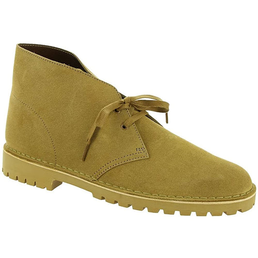 Clarks Menβs Desert Rock Boots - 7 / Oak-suede - Back to