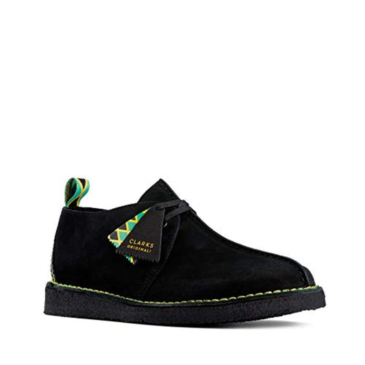 Clarks Menβs Jamaica Desert Trek Black/Multi - 7 Wide - Back