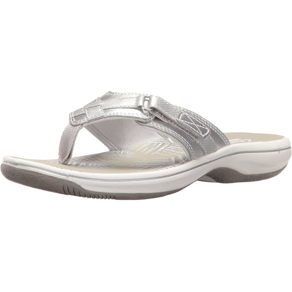 Clarks Women’s Summer Breeze - 5 / New Silver Synthetic -