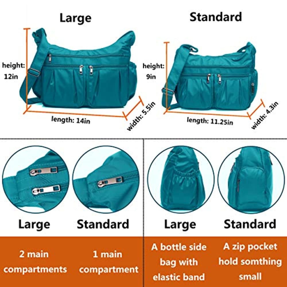 Crossbody Purses for Women RFID Shoulder Handbags Waterproof