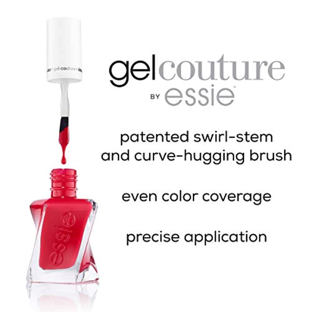 essie Gel Couture Longwear Nail Polish Burgundy Red Bubbles