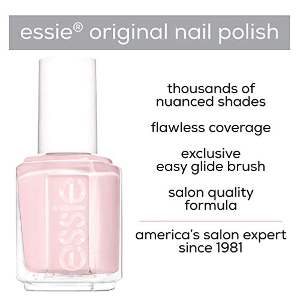 essie Nail Polish Glossy Shine Finish Wild Nude Light Tan