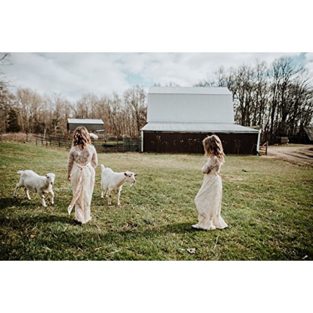 Fancy Ivory White Lace Flower Girl|First Communion