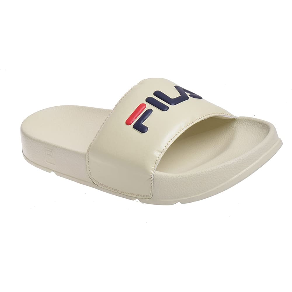 Fila Women’s Drifter Slide Sandal - 5 / Cream,navy - Back to