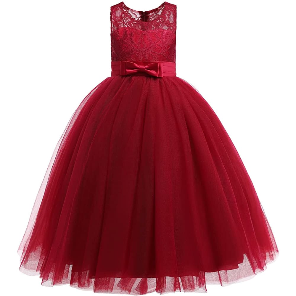 First Communion Dress Sleeveless| Girls Wedding Party