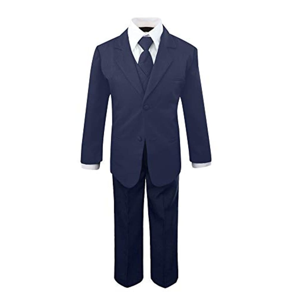 First Communion Toddler Boys’ 5 Piece Classic Fit No Tail
