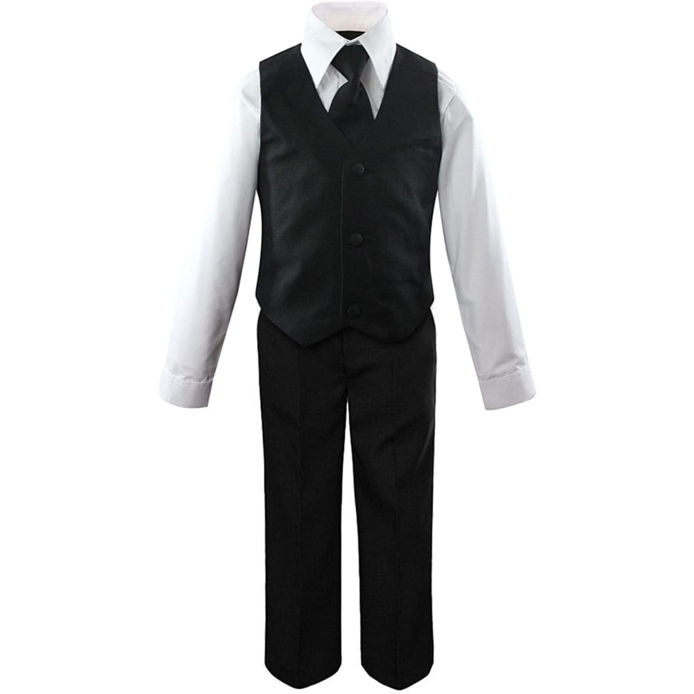 First Communion Toddler Boys’ 5 Piece Classic Fit No Tail 