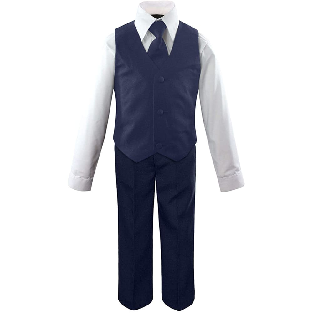 First Communion Toddler Boys’ 5 Piece Classic Fit No Tail 