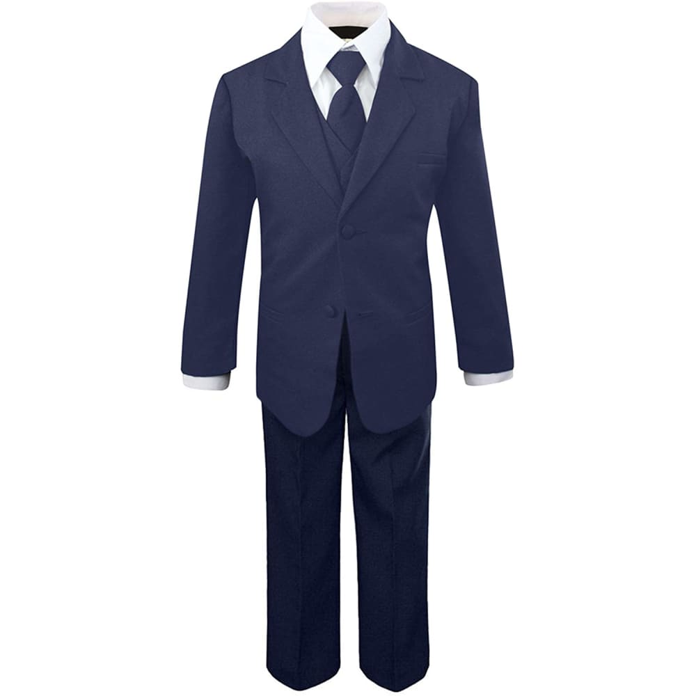 First Communion Toddler Boys’ 5 Piece Classic Fit No Tail