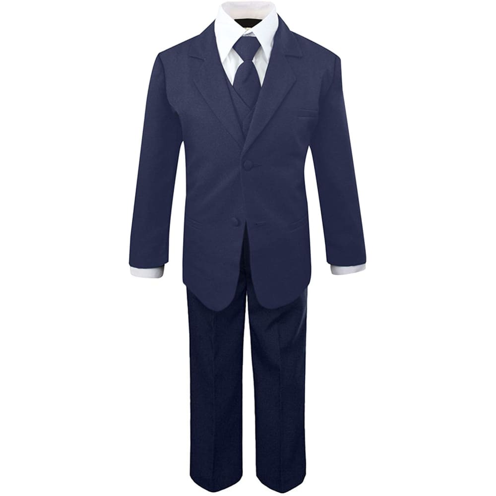 First Communion Toddler Boys’ 5 Piece Classic Fit No Tail 