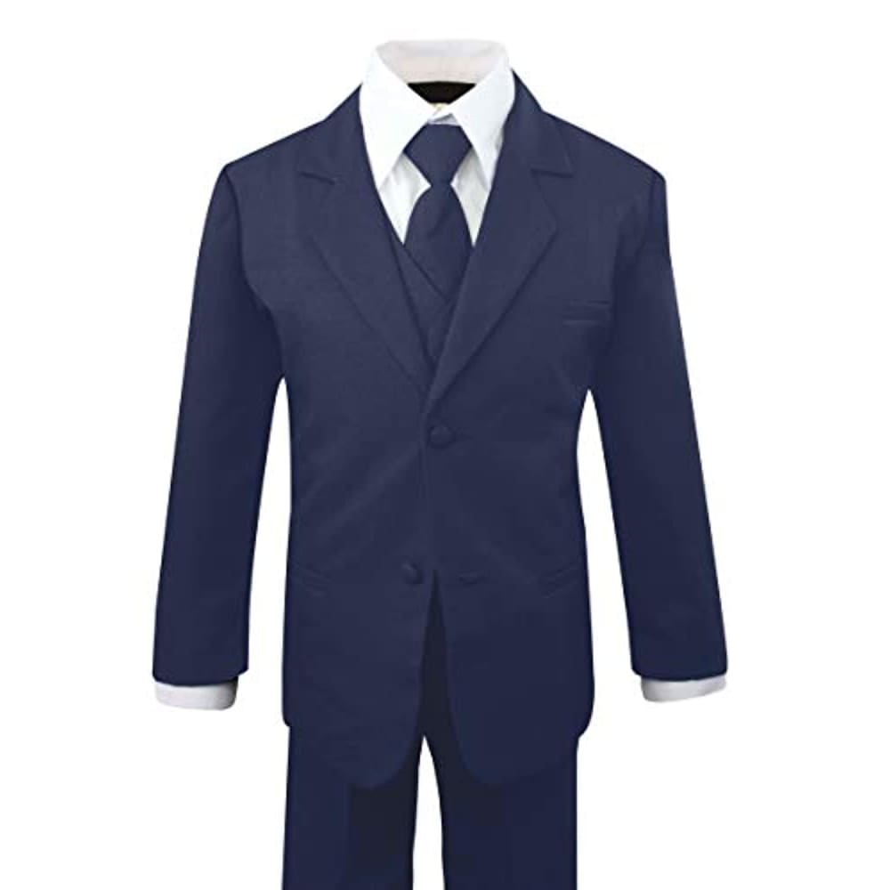 First Communion Toddler Boys’ 5 Piece Classic Fit No Tail 