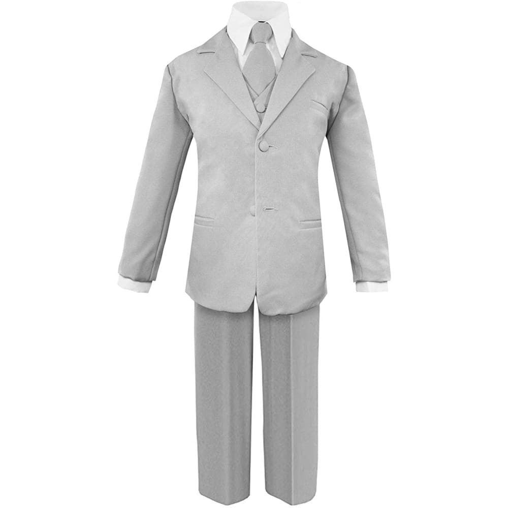 First Communion Toddler Boys’ 5 Piece Classic Fit No Tail