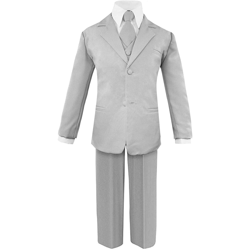 First Communion Toddler Boys’ 5 Piece Classic Fit No Tail 