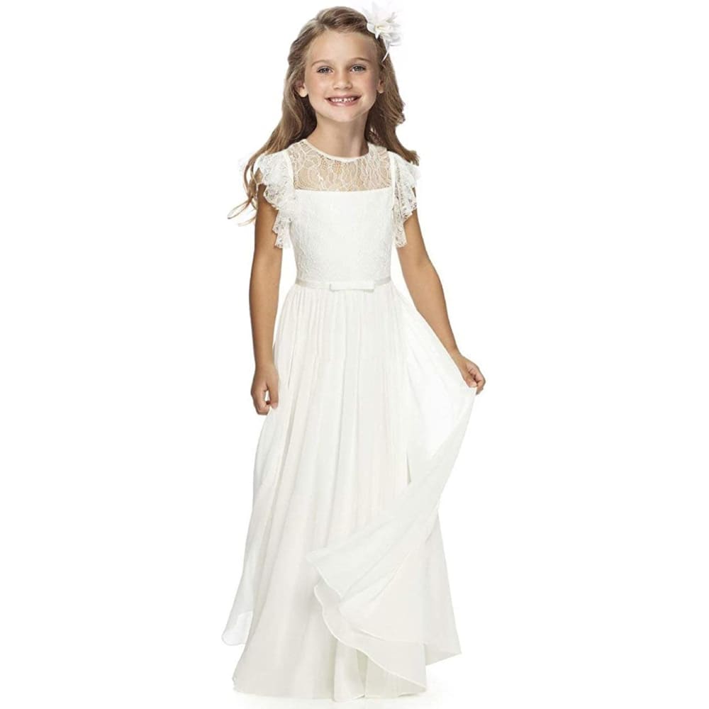 Flower Girl Dress Girls Holy Communion Dresses for Wedding