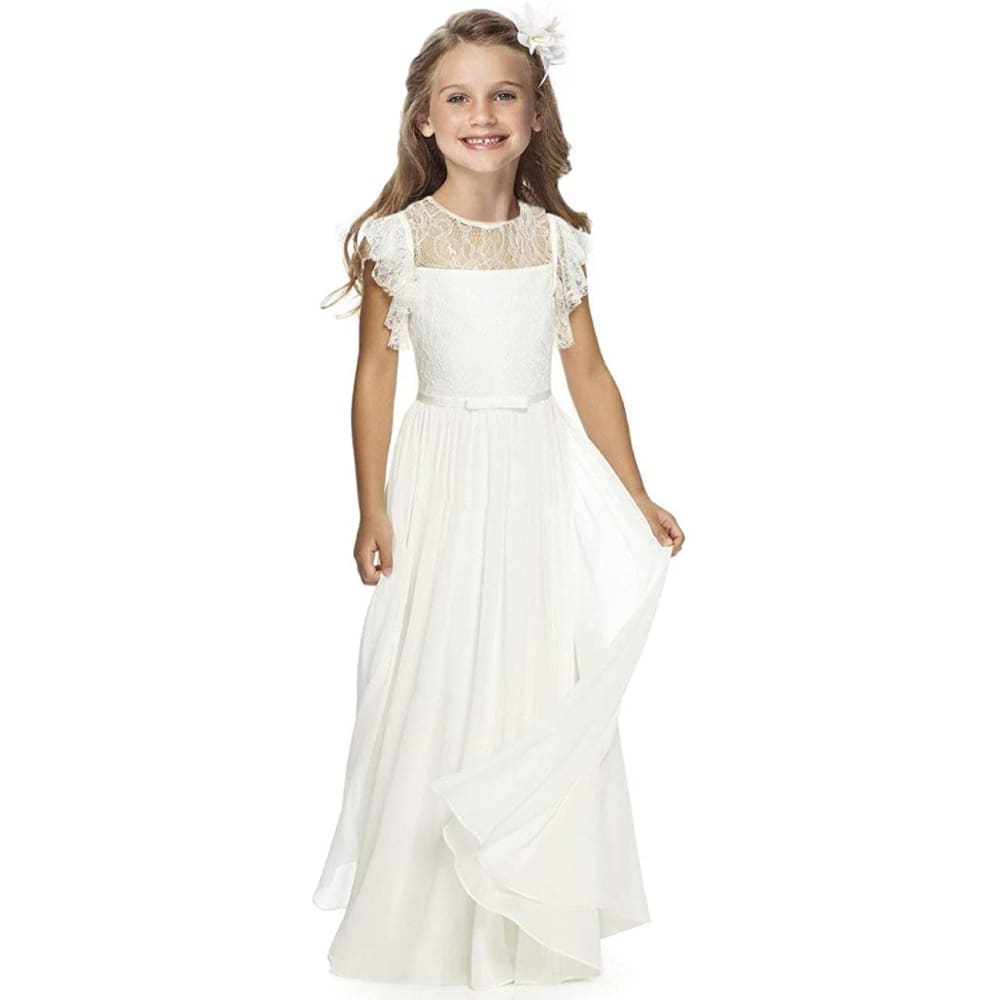 Flower Girl Dress Girls Holy Communion Dresses for Wedding 