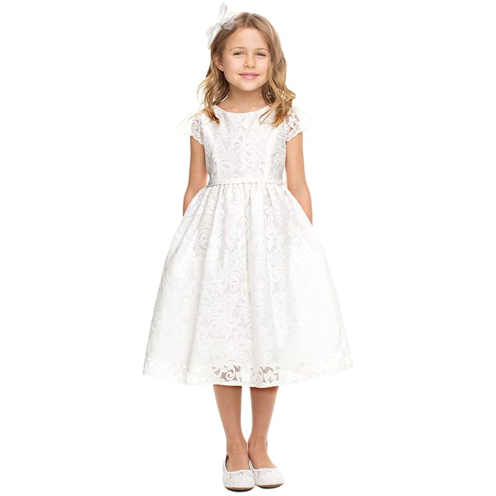 Flower Girl First Communion Pageant Wedding Birthday Dress -