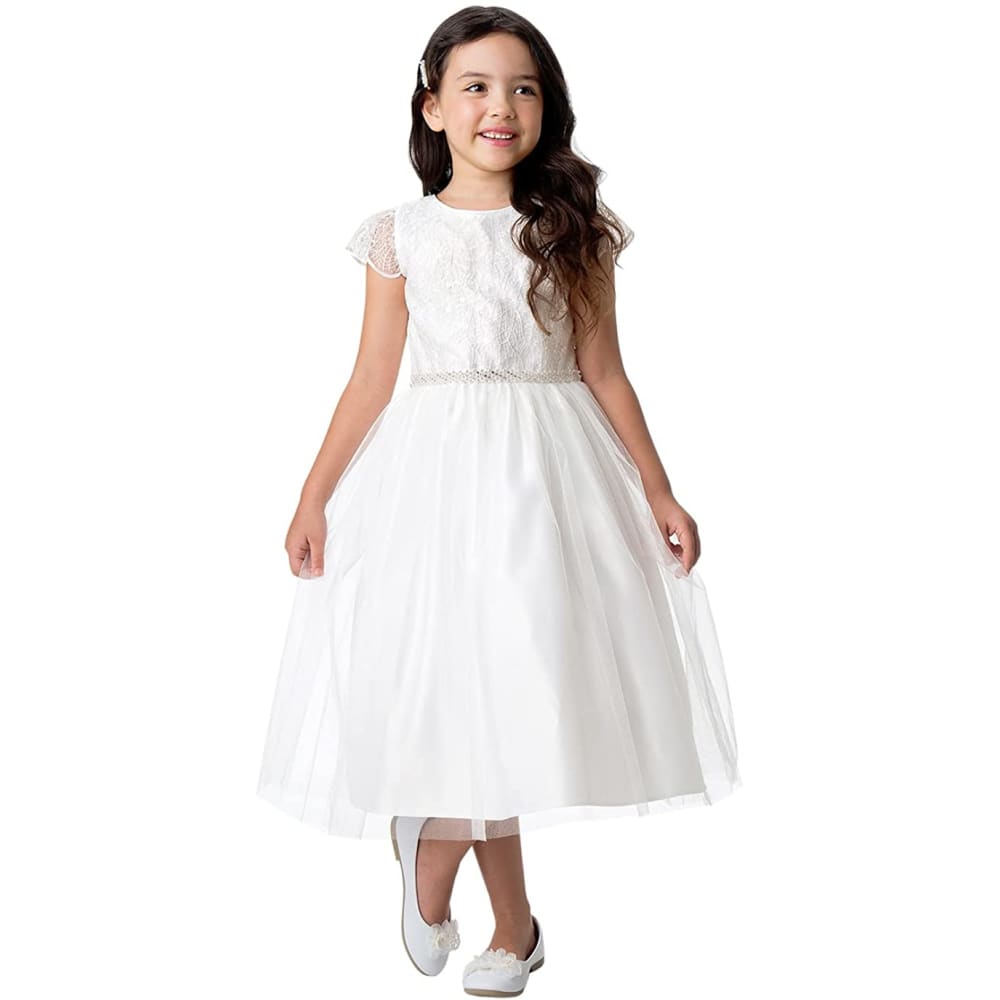 Flower Girl First Communion Pageant Wedding Birthday Dress -