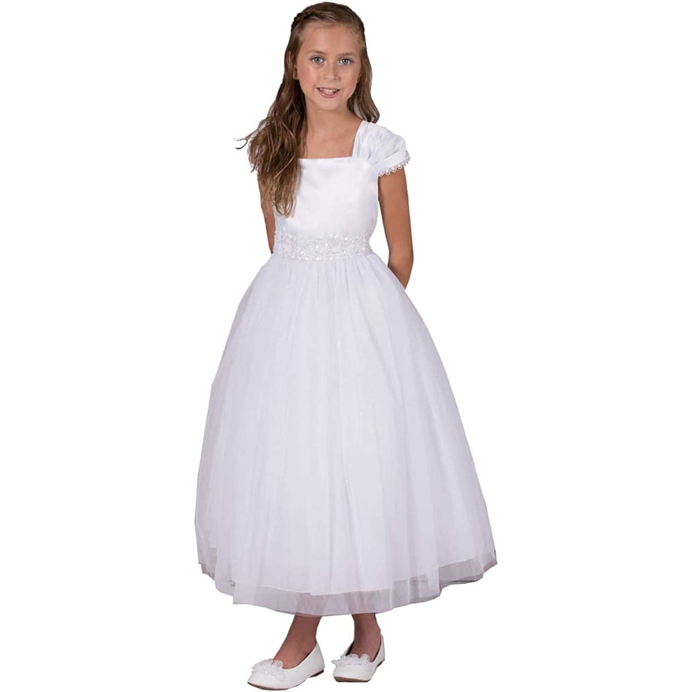 Flower Girl First Communion Pageant Wedding Birthday Dress -