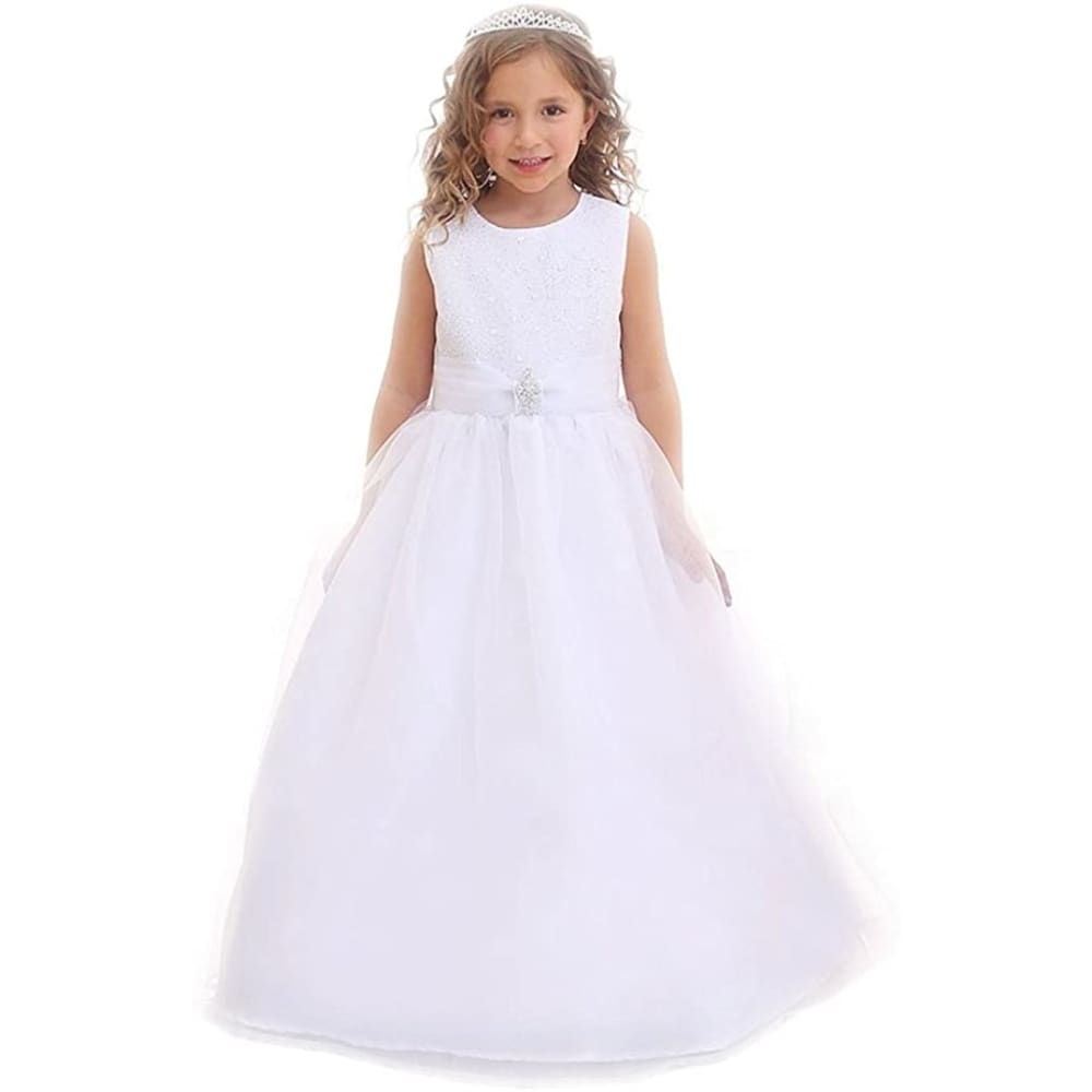 Flower Girl First Communion Pageant Wedding Birthday Dress -