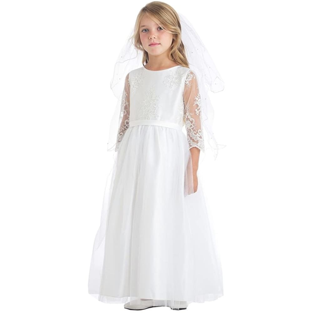 Flower Girl First Communion Pageant Wedding Birthday Dress -