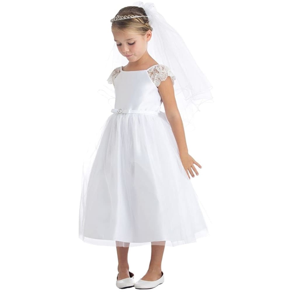 Flower Girl First Communion Pageant Wedding Birthday Dress -