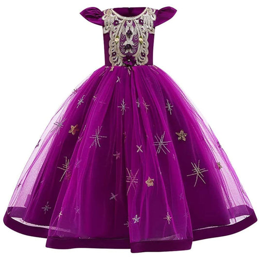 Flower Girls Maxi Dress Bridesmaid Wedding Pageant Party