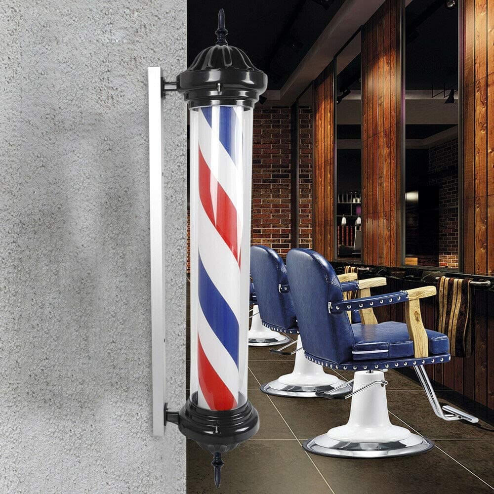 Gdrasuya10 Barber Pole Light Rotating LED Hair Salon Shop
