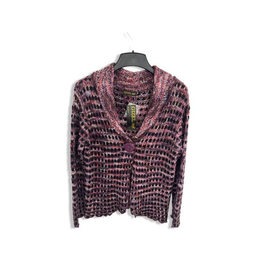 Gizel Women Cardigan G0828 - L/XLarge / purple