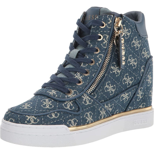 GUESS Womenβs Fiora Sneaker - 5 / New Wash - Back to results