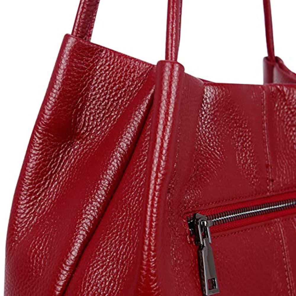 Iswee Genuine Leather Totes Shoulder Bag Fashion Handbags 