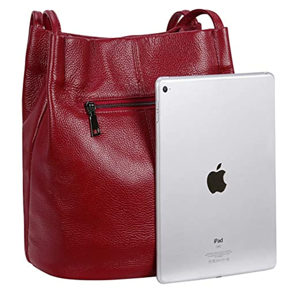 Iswee Genuine Leather Totes Shoulder Bag Fashion Handbags