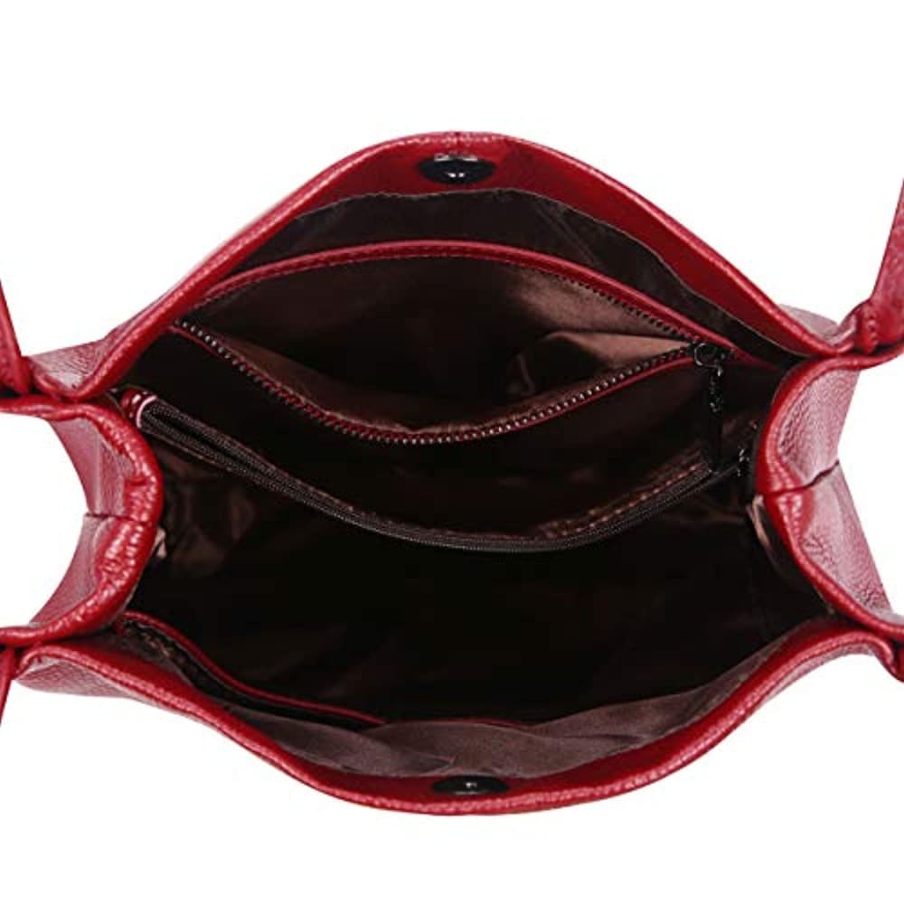Iswee Genuine Leather Totes Shoulder Bag Fashion Handbags
