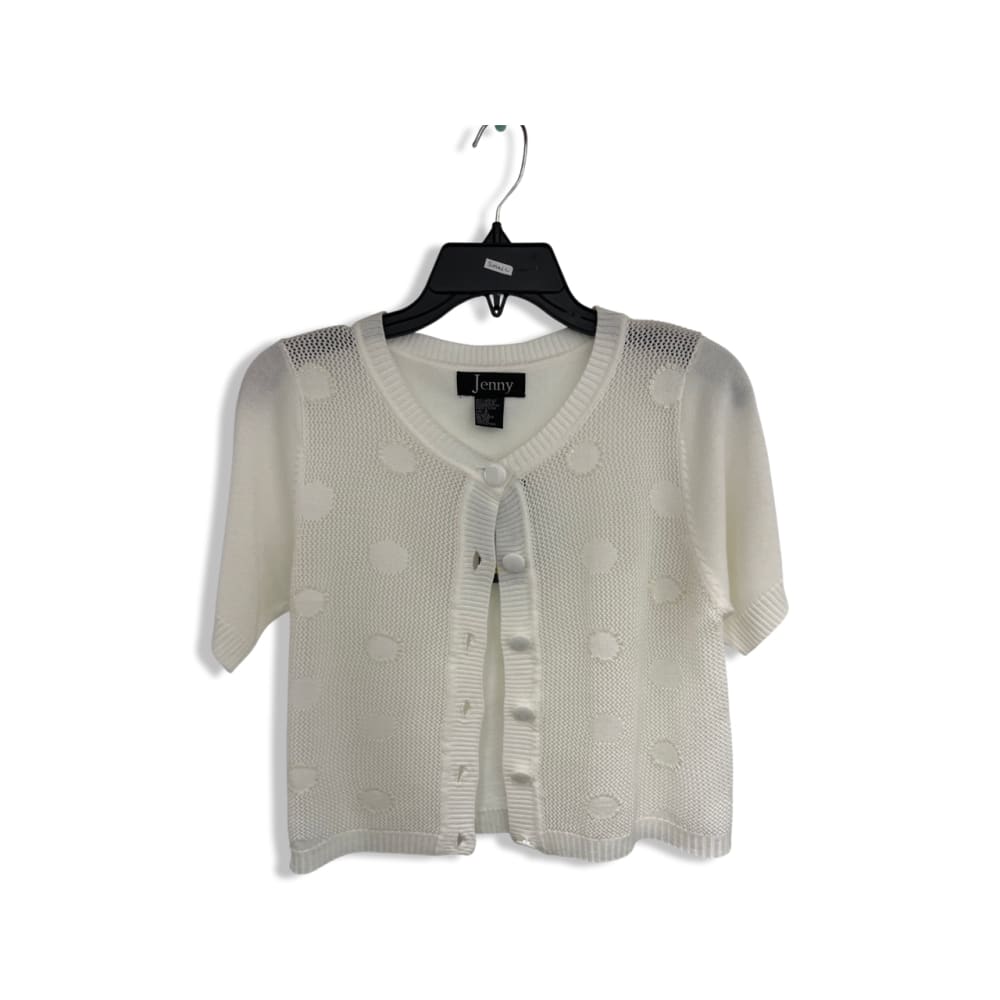 Jenny Fashion Cardigan - small / white