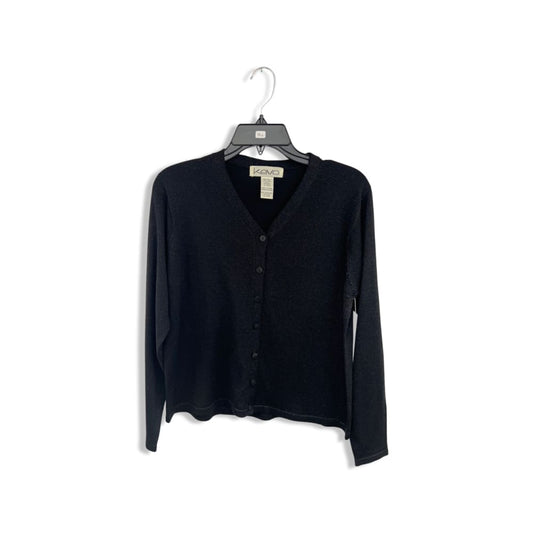 Kevo Long Sleeve button down blouse - medium / black