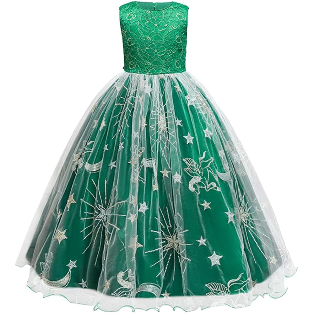 Little Big Girl Flower Tulle Dress Princess Pageant Birthday